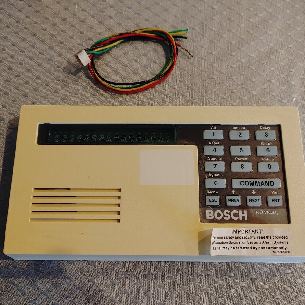 D1255 BOSCH Alpha Numeric Command Center with display